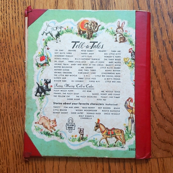 Vintage 50s Three Billy Goats Gruff Hardcover Children's Book - Picture 10 of 10